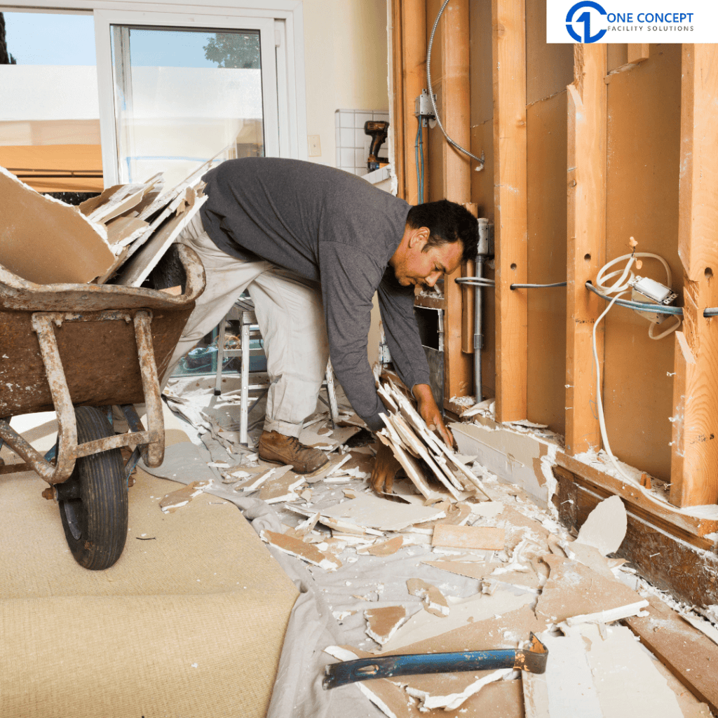 Post-construction cleaning