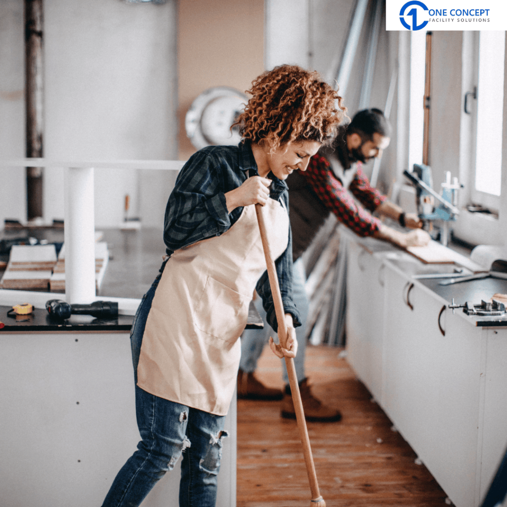 Post-construction cleaning